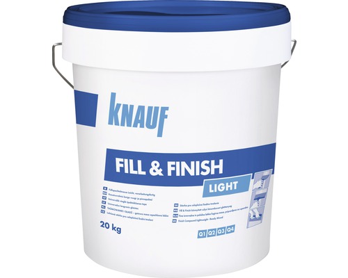 Glet gata preparat KNAUF Fill and FInish 20 kg alb Glet de umplere Knauf Fill and Finish Light, găleată de 20 kg