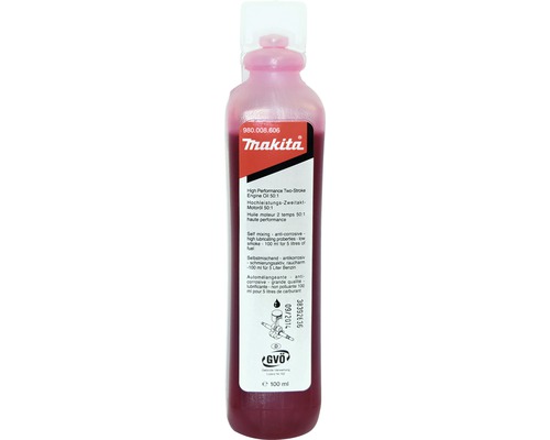 Ulei pentru motoare în doi timpi Makita 50:1 într-o sticlă de 100 ml