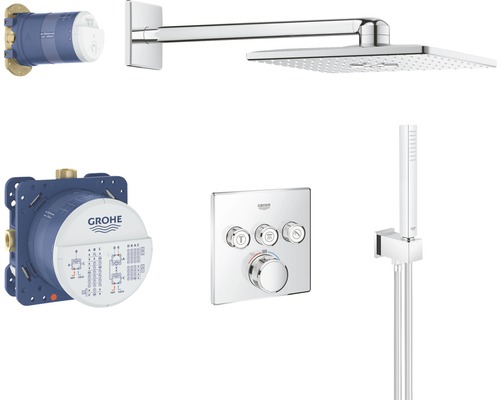 Sistem de duș încastrat Grohe Grohtherm SmartControl cu Rainshower 310 SmartActive Cube crom