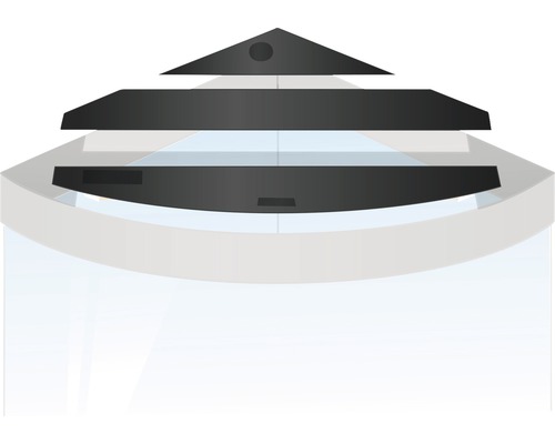 Acvariu cu capac multistrat