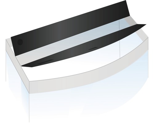 Capac pentru acvariu cu profil negru