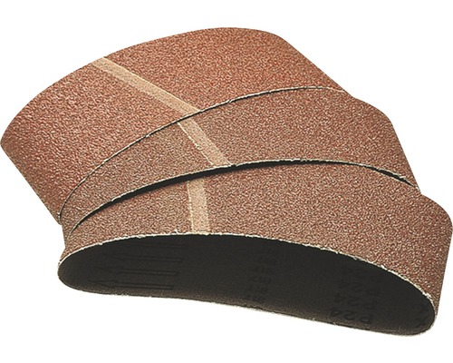 Set benzi pânză abrazivă Wolfcraft 75x533 mm, granulații 40, 80 și 120, 9 bucăți Bandă abrazivă pentru șlefuitor cu bandă