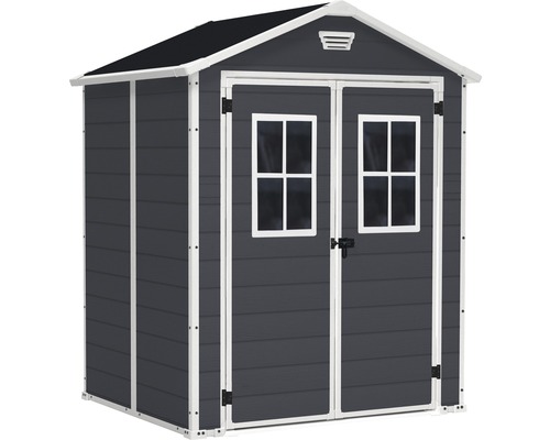 Căsuţă de grădină Manor 6x5 plastic 185x152 cm antracit Căsuţă de grădină Manor 6x5 plastic 185x152 cm antracit