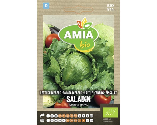 Bio Semințe de salată Aisberg Amia