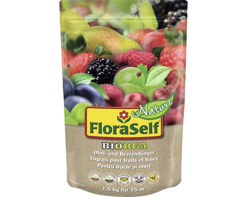 FloraSelf Nature® BIORGA îngrășământ pentru fructe de pădure 1,5 kg