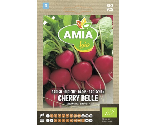 Bio Semințe legume Amia ridichi cherry Belle