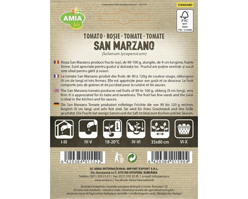 Pachet semințe Tomate San Marzano