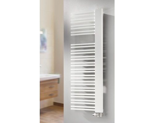 Radiator / Calorifer baie decorativ Bologna versiune dreapta 1610x604 mm alb Calorifer alb de baie montat pe un perete