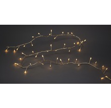 Ghirlandă luminoasă cu lămpi mici, cu lumină albă caldă