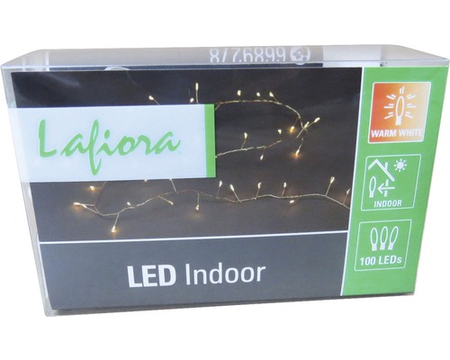 Ghirlandă luminoasă de interior Lafiora LED cu 100 LED-uri în ambalaj
