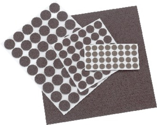 Set protecții din pâslă pentru mobilă, maro, 125 piese Set protecții din pâslă pentru mobilă, maro, 125 piese