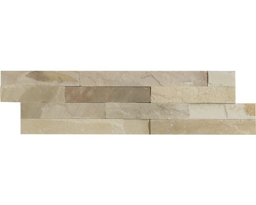 Piatră decorativă naturală Sandstein Teak Wood 15x60 cm Placare perete din piatră naturală