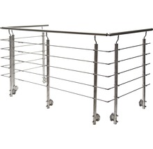 Balustradă din oțel inoxidabil cu bare orizontale
