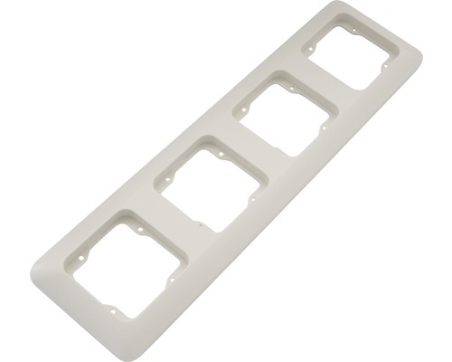 Ramă cvadruplă pentru întrerupătoare și prize