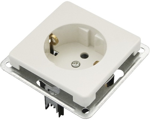 Priză cu placă de montaj pentru montaj pe perete