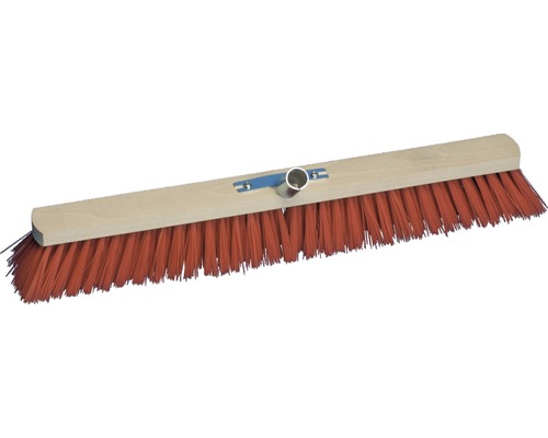Mătură de stradă lată cu spate din lemn și peri