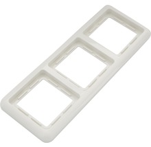 Ramă triplă din plastic pentru întrerupătoare și prize