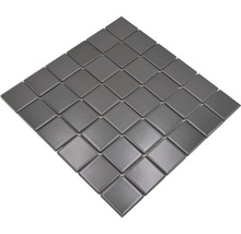 Placă de mozaic ceramică, aranjată pătratic