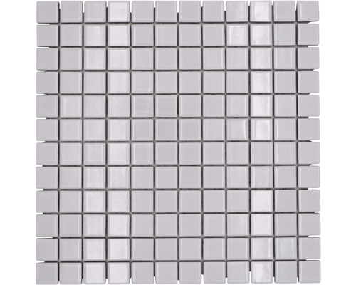 Mozaic piscină ceramic CG 104 alb lucios 30x30 cm