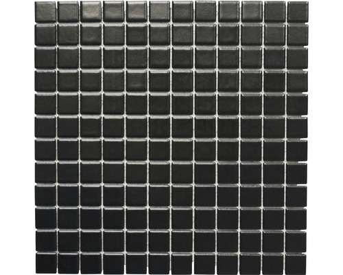 Mozaic piscină ceramic CG 154 negru mat 30x30 cm