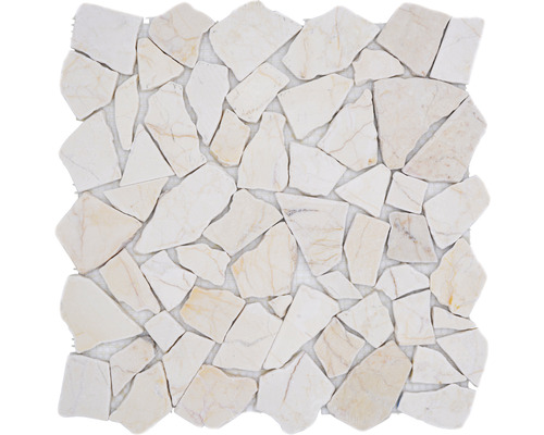Mozaic marmură Golden Creampol CIOT 30/2807 30,5x30,5 cm Placă de mozaic din marmură