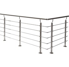 Balustradă din oțel inoxidabil cu cabluri metalice