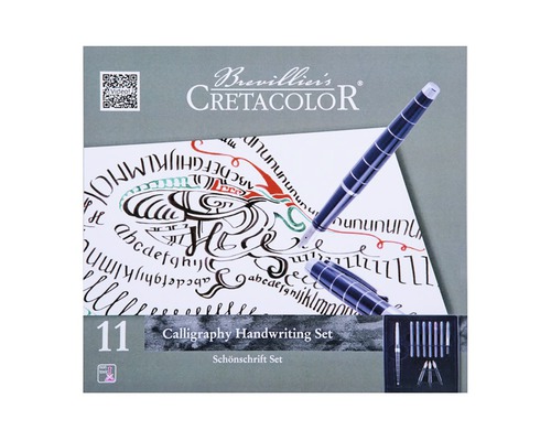 Set de scris caligrafic Brevillier''s Cretacolor cu 11 piese