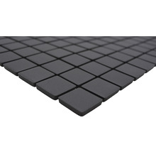 Mozaic piscină ceramic CU 020 negru mat 32,7x30,2 cm