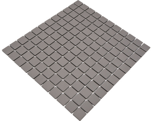 Mozaic piscină ceramic CU 030 gri mat 32,7x30,2 cm