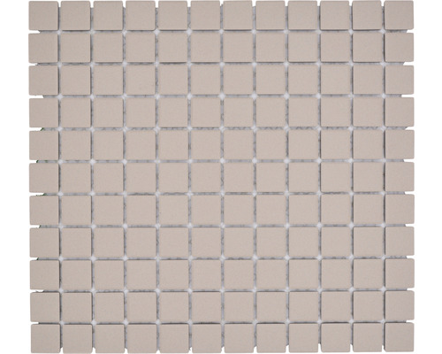 Mozaic piscină ceramic CU 040 bej mat 32,7x30,2 cm