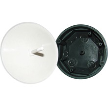 Doză îngropată pentru legături Ø115 mm, cu capac alb