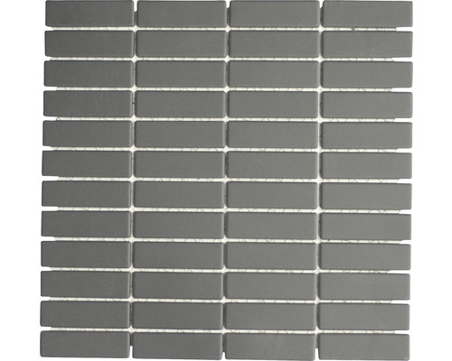 Mozaic piscină ceramic CU ST 021 negru mat 28,7x29,5 cm Placă de mozaic ceramică, dreptunghiulară