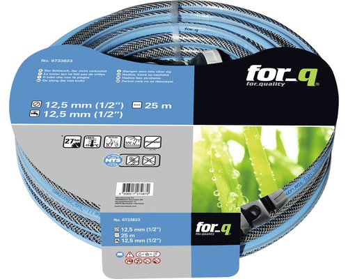 Furtun de grădină For_q, diametru 12,5 mm, lungime 25 metri