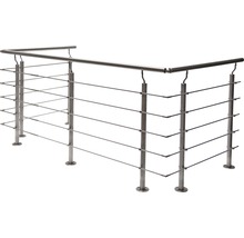 Balustradă din oțel inoxidabil cu cabluri orizontale
