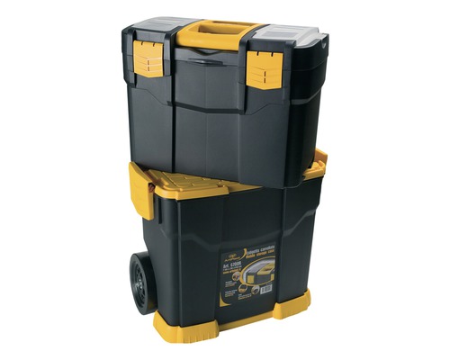 Cutii de scule stivuite cu roți pentru transport