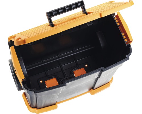 Cutie de scule deschisă cu mâner