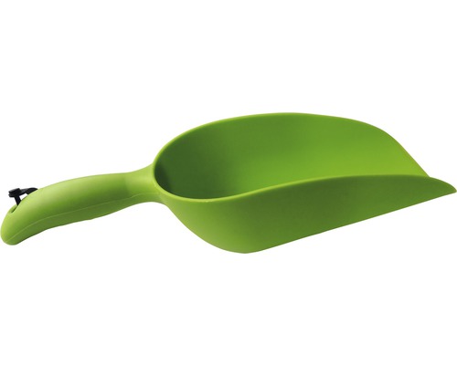 Pălărie verde din plastic pentru furaje cu mâner Pălărie verde din plastic pentru furaje cu mâner