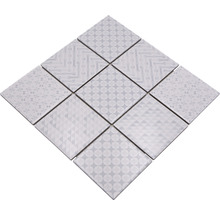 Model de nouă plăci pătrate cu diverse modele geometrice