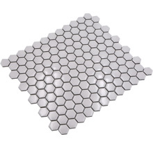 Placă mozaic cu elemente hexagonale