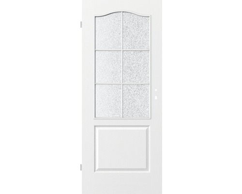 Foaie de ușă Porta Doors Bristol albă cu grilă mică 203x64,4x4 cm stânga