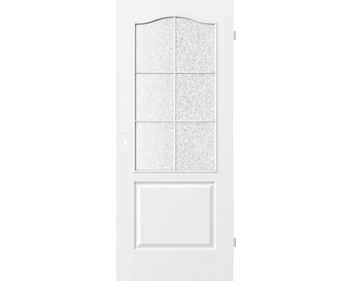 Foaie de ușă Porta Doors Bristol albă cu grilă mică 203x84,4x4 cm dreapta
