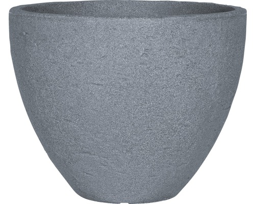 Ghiveci geli Stone, plastic, Ø 40 h 31 cm, gri