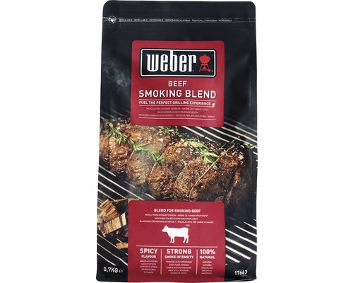 Așchii pentru afumare Weber carne vită 700 g Weber Beef Smoking Blend într-un pachet de 0,7 kilograme