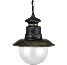 Pendul Florencie E27 max. 1x60W, pentru exterior IP54, negru patinat