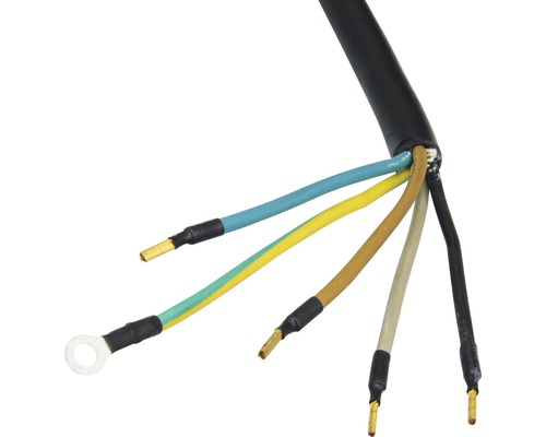 Cablu electric de conectare cu fire diferite
