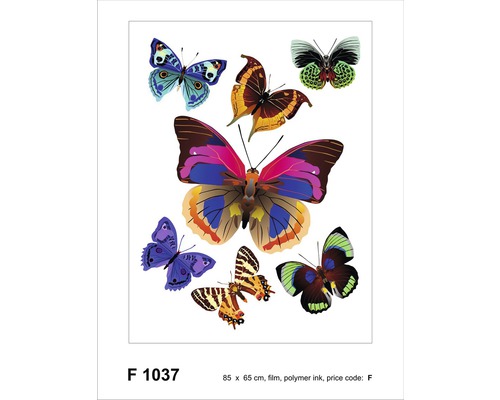 Sticker Butterflies 65x85 cm