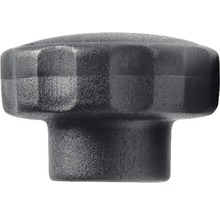 Piulițe înfundate Dresselhaus M10 Ø40mm oțel & plastic negru, 20 bucăți, pentru înfiletare manuală-thumb-0