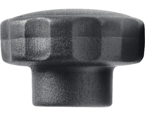 Piulițe înfundate Dresselhaus M10 Ø55mm oțel & plastic negru, 20 bucăți, pentru înfiletare manuală