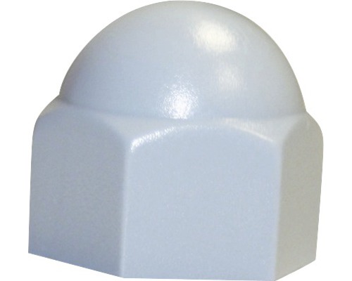 Capace mascare șuruburi cu cap hexagonal Dresselhaus M8, plastic alb, 50 bucăți