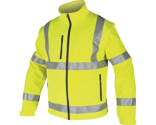 Jachetă de semnalizare Ardon Softshell S428 galben reflectorizant, mărime XL